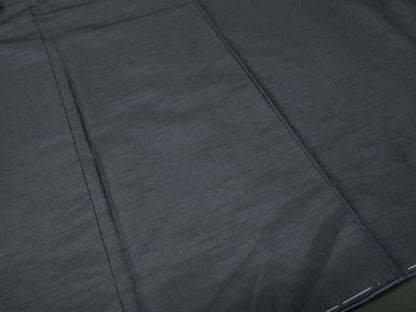 平和屋着物■男性　紬　藍鉄色　正絹　逸品　CABM1342ev
