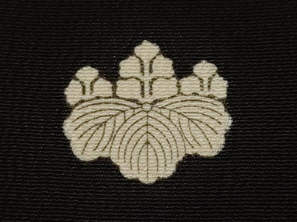 平和屋着物■豪華黒留袖　流水扇面花文　暈し染め　金彩　正絹　逸品　CABM1349ev