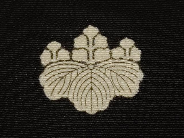 平和屋着物■豪華黒留袖　流水扇面花文　暈し染め　金彩　正絹　逸品　CABM1349ev