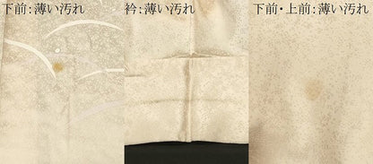平和屋着物■訪問着　露芝草扇面花文　金銀彩　正絹　逸品　CABM1350ev