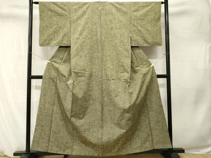平和屋着物■上質な紬　霞文　正絹　逸品　CABM1355ev
