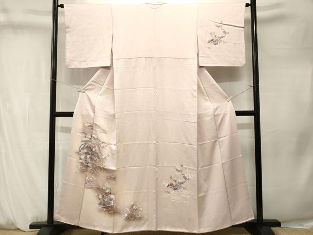 平和屋着物■訪問着　松竹梅御所解文　暈し染め　金彩　正絹　逸品　CABM1359ev