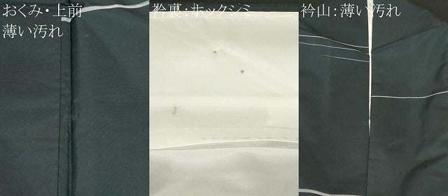 平和屋着物■上質な紬　横段文　正絹　逸品　CABM1362ev