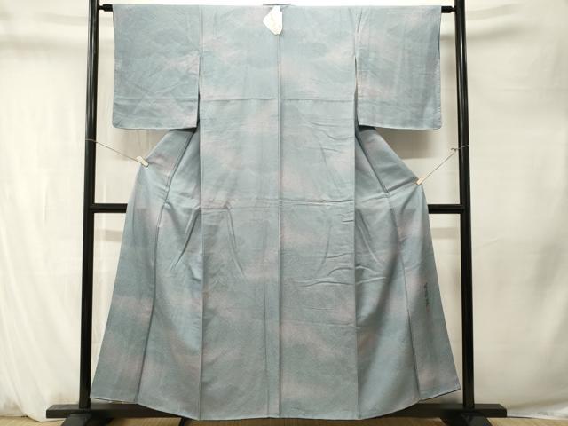 平和屋着物■上質な小紋　村上伸一郎　霞文　暈し染め　正絹　逸品　CABM1363ev