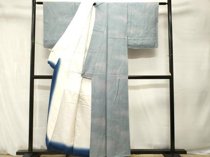 平和屋着物■上質な小紋　村上伸一郎　霞文　暈し染め　正絹　逸品　CABM1363ev