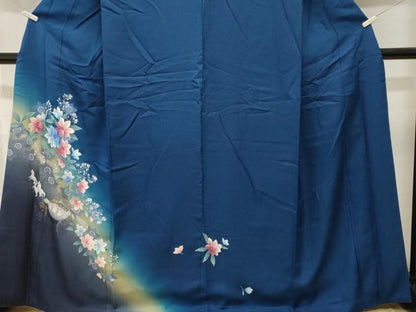 平和屋着物■訪問着　馬車　草花文　馬車　金彩　やまと誂製　正絹　逸品　CABM1366ev