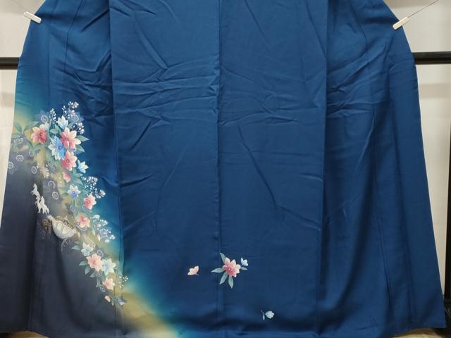 平和屋着物■訪問着　馬車　草花文　馬車　金彩　やまと誂製　正絹　逸品　CABM1366ev