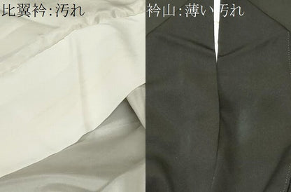平和屋着物■豪華黒留袖　萬寿染　浜松枝梅文　暈し染め　金彩　正絹　逸品　CABM1367ev