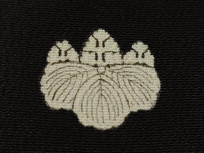 平和屋着物■豪華黒留袖　萬寿染　浜松枝梅文　暈し染め　金彩　正絹　逸品　CABM1367ev