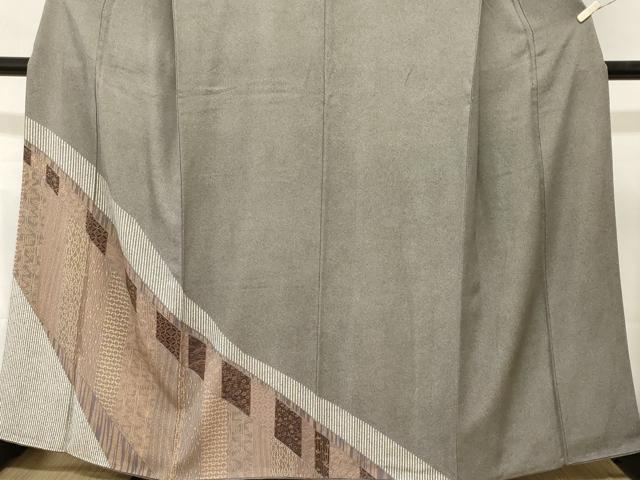 平和屋着物■訪問着　江戸小紋　吉祥文　鮫小紋柄　黒地　ますいわ屋扱い　正絹　逸品　CABM1369ev