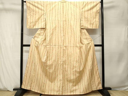 平和屋着物■上質な紬　立涌文　正絹　逸品　CABM1372ev