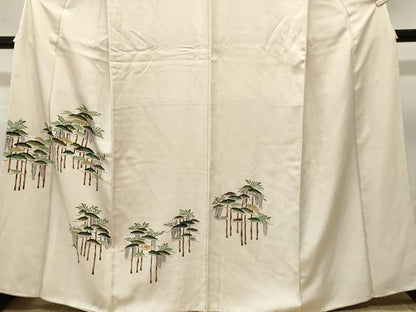 平和屋着物■訪問着　松　藤花房　金彩　正絹　逸品　CABM1374ev