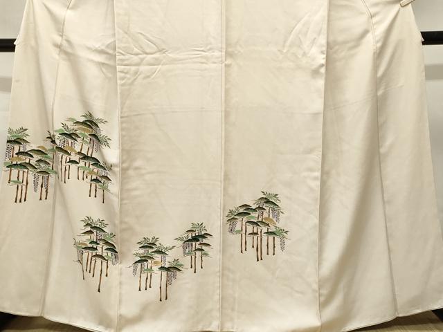 平和屋着物■訪問着　松　藤花房　金彩　正絹　逸品　CABM1374ev