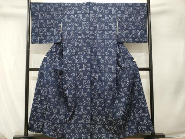 平和屋着物■上質な紬　松竹梅　正絹　逸品　CABM1375ev