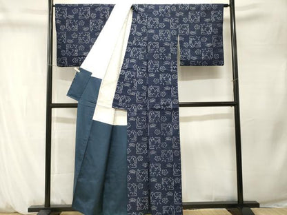 平和屋着物■上質な紬　松竹梅　正絹　逸品　CABM1375ev