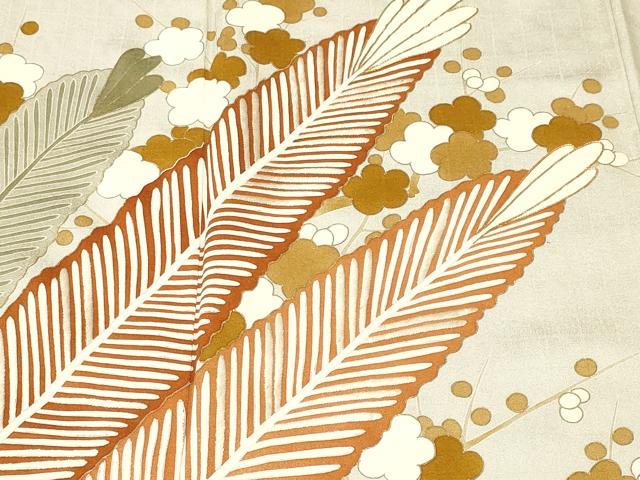 平和屋着物■豪華色留袖　駒刺繍　松　枝梅文　金彩　正絹　逸品　CABM1384ev