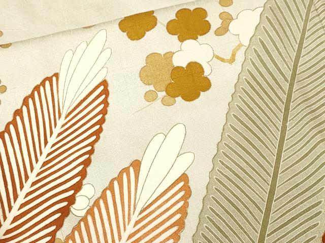 平和屋着物■豪華色留袖　駒刺繍　松　枝梅文　金彩　正絹　逸品　CABM1384ev