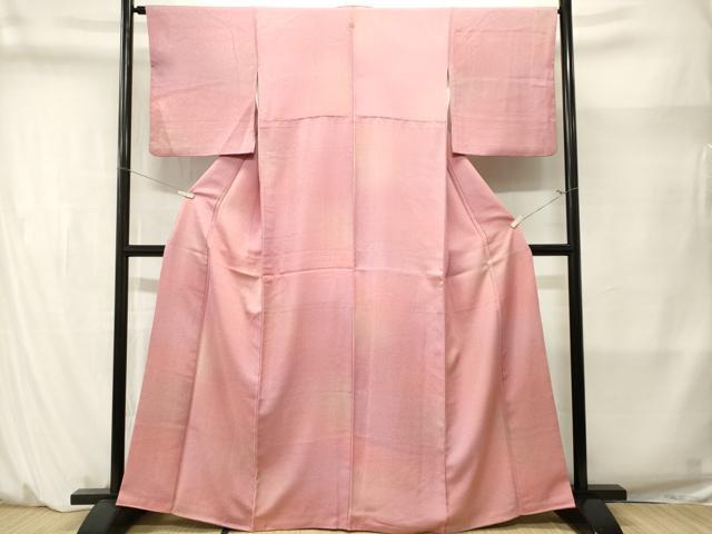 平和屋着物■上質な小紋　霞文　暈し染め　正絹　逸品　CABM1406ev