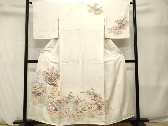 平和屋着物■訪問着　松竹梅御所解文　暈し染め　正絹　逸品　CABM1414ev