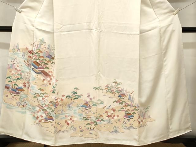平和屋着物■訪問着　松竹梅御所解文　暈し染め　正絹　逸品　CABM1414ev