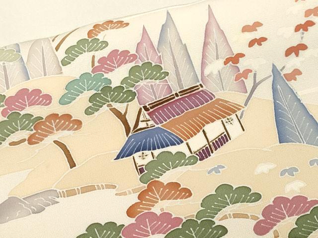 平和屋着物■訪問着　松竹梅御所解文　暈し染め　正絹　逸品　CABM1414ev