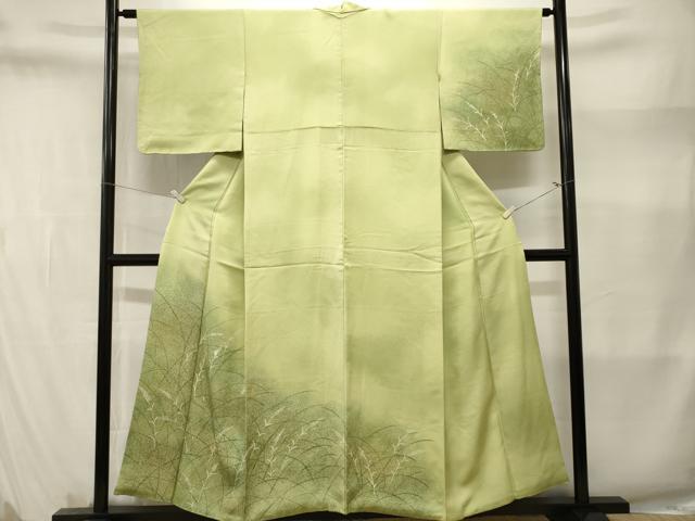 平和屋着物■訪問着　草花文　暈し染め　正絹　逸品　CABM1418ev