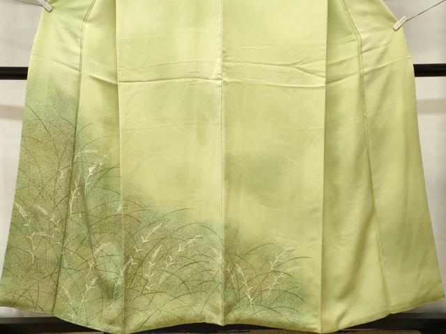 平和屋着物■訪問着　草花文　暈し染め　正絹　逸品　CABM1418ev