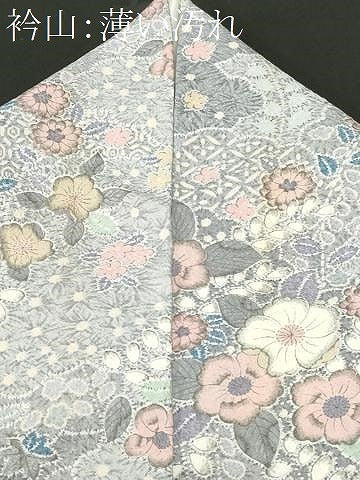 平和屋着物■上質な小紋　辻が花　正絹　逸品　CABM1437ev