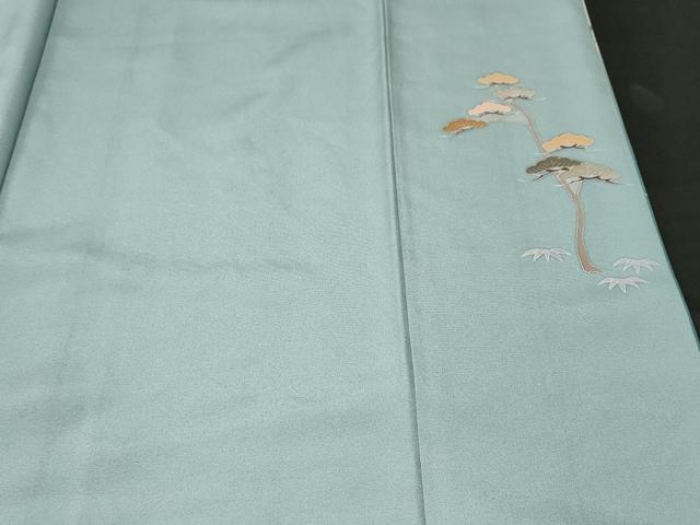 平和屋着物■訪問着　作家物　松竹梅文　暈し染め　正絹　逸品　CABM1438ev