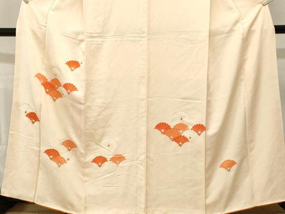 平和屋着物■訪問着　駒刺繍　菊青街は文　金彩　正絹　逸品　CABM1440ev