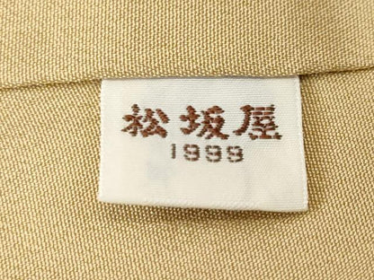 平和屋着物■上質な色無地　紋意匠　砥粉色　松坂屋扱い　正絹　逸品　CABM1453ev