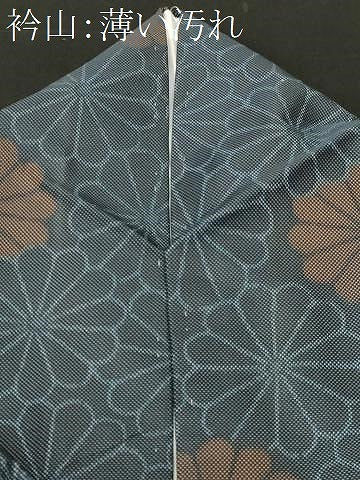 平和屋着物■本場大島紬　菊尽くし文　正絹　逸品　CABM1456ev