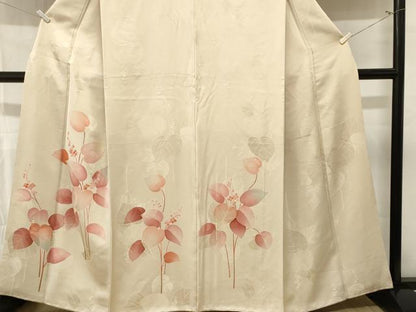 平和屋着物■訪問着　草花文　暈し染め　正絹　逸品　CABM1457ev