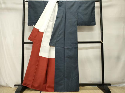 平和屋着物■本場大島紬　80亀甲　総詰め　正絹　逸品　CABM1465ev