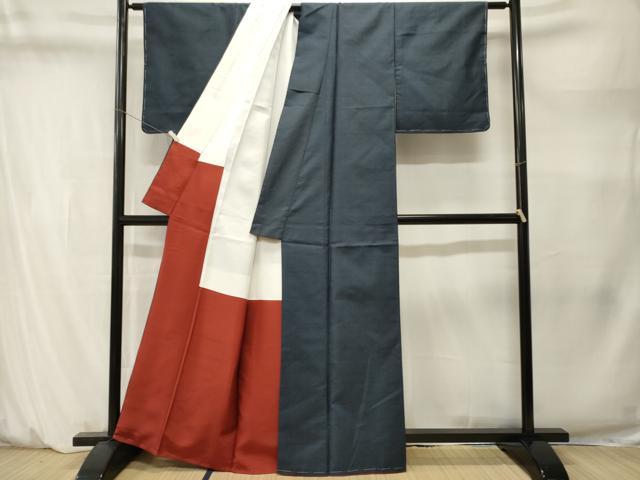 平和屋着物■本場大島紬　80亀甲　総詰め　正絹　逸品　CABM1465ev