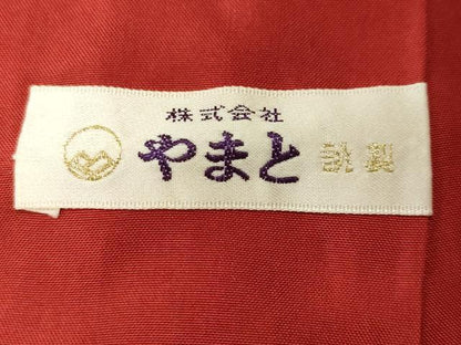 平和屋着物■本場大島紬　霰間道　やまと誂製　株式会社大山謹製　証紙付き　正絹　逸品　CABM1476ev