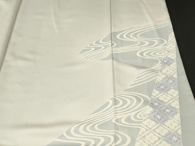 平和屋着物■豪華色留袖　流水枝花文　暈し染め　金彩　正絹　逸品　CABM1477ev