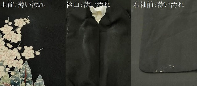平和屋着物■豪華黒留袖　作家物　御所解文　暈し染め　正絹　逸品　CABM1509ev