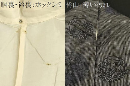 平和屋着物■本場大島紬　7マルキ　花丸文　正絹　逸品　CABM1510ev
