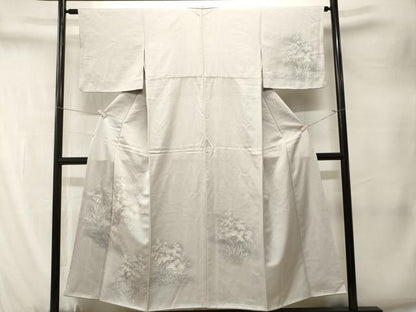 平和屋着物■訪問着　刺繍　流水枝松文　暈し染め　正絹　逸品　CABM1514ev
