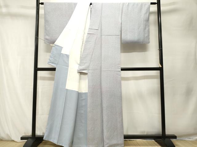 平和屋着物■横井考章　小紋　霰文　暈し染め　正絹　逸品　CABM1520ev