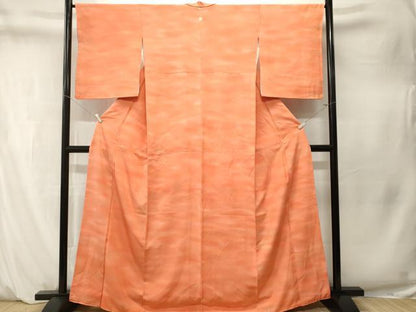 平和屋着物■上質な小紋　霞文　暈し染め　正絹　逸品　CABM1529ev