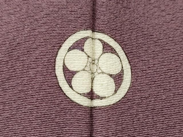平和屋着物■上質な色無地　鳩羽鼠色　正絹　逸品　CABM1540ev