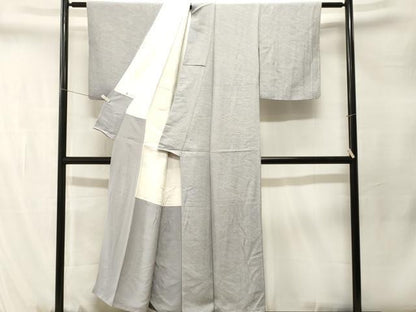 平和屋着物■上質な小紋　流線文　正絹　逸品　CABM1543ev