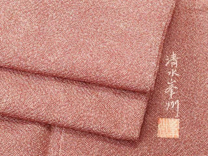 平和屋着物■江戸小紋　清水峯州　鮫小紋柄　正絹　逸品　CABM1551ev