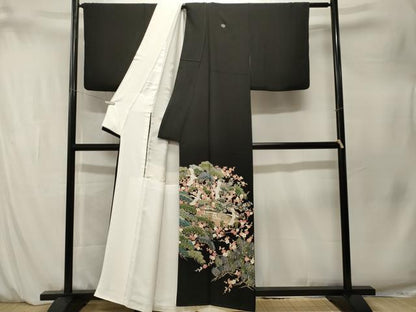 平和屋着物■豪華黒留袖　作家物　御所解文　正絹　逸品　CABM1574ev