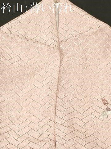 平和屋着物■訪問着　刺繍　芒　草花文　暈し染め　金銀彩　正絹　逸品　CABM1598ev