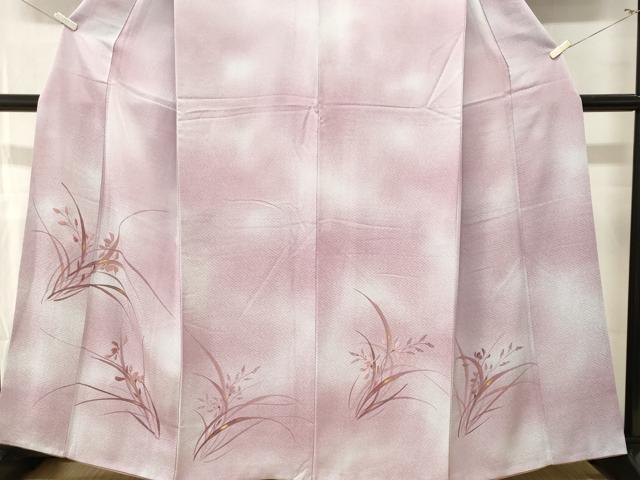 平和屋着物■訪問着　総刺繍　草花文　暈し染め　金彩　正絹　逸品　CABM1601ev