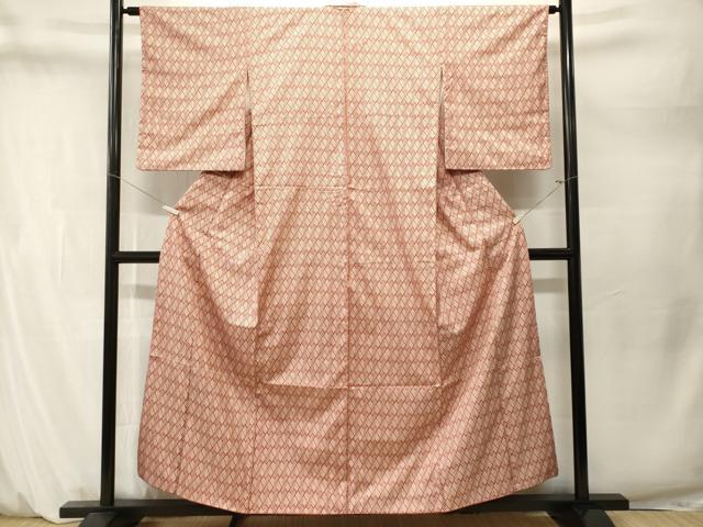 平和屋着物■本場大島紬　抽象文様　正絹　逸品　CABM1608ev