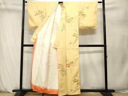 平和屋着物■上質な小紋　南天文　正絹　逸品　CABM1621ev